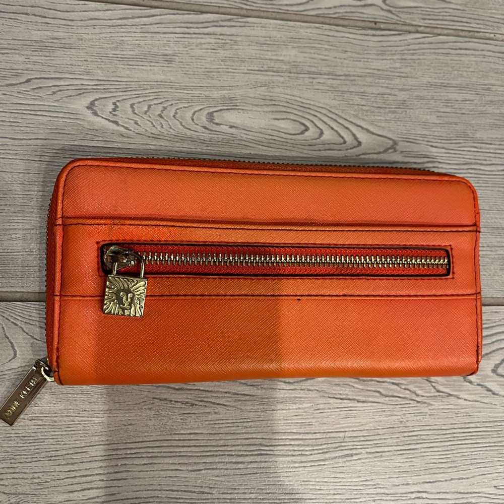 Anne Klein Orange Wallet
